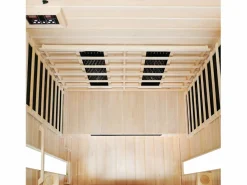 Concept-Usine Sauna De Infrarrojos | Parasol excéntrico crudo cuadrado de 3 x 3 m, giratoria a 360 ° PALATINO