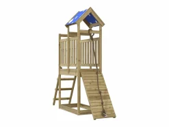 Columpio * Parque infantil de exterior madera de pino impregnada ES489583 Marru00f3n