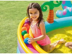 Intex Castillo Hinchable | Parque infantil hinchable Dinosaur Land -