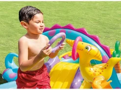 Intex Castillo Hinchable | Parque infantil hinchable Dinosaur Land -