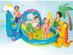 Intex Castillo Hinchable | Parque infantil hinchable Dinosaur Land -