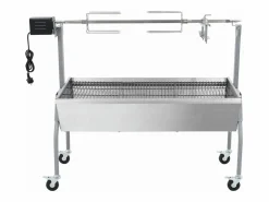 vidaxl Barbacoa | Parrilla De Barbacoa Con Asador Y Motor Eléctrico