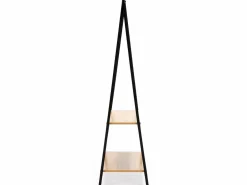 Perchero Carla 2 estantes 1 barra, color roble/negro, 150 cm altura < VS Venta-stock Hot