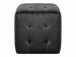 2 piezas Pufs 30 x 30 x 30 cm Tejido terciopelo < Clearance