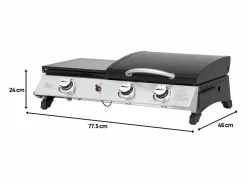 Habitat et jardin Plancha Cocina * Plancha de gas con tapa 