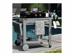 Cook'in Garden Plancha Cocina * Plancha de gas FINESTA 2B - 2 quemadores 5kW Negro
