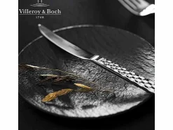 VILLEROY & BOCH Vajilla|Vajilla * Plato de pan de porcelana D16 cm, Manufacture Rock Negro