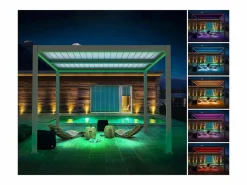 Pérgola bioclimática <> - 3 x 4 m - Gris < Habitat et jardin Online