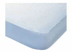 Cambia tus muebles Protector De Colchón | Protector impermeable de 150x190-200 cm de algodón rizo de alto gramaje en blanco Vent