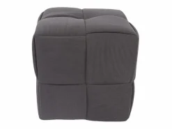ADEC Accesorios De Almacenaje|Cesta * Puf Courdoruy diseño cuadrado 41x45x45 cm Gris