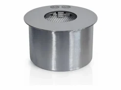 Quemador redondo para chimenea de bioetanol, acero inoxidable, 1,5 lt, diámetro 17 cm <