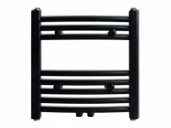vidaxl Toallero Eléctrico | Radiador toallero de baño curvo 480x480 mm
