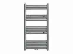 vidaxl Toallero Eléctrico * Radiador toallero de baño recto 600 x 764 mm Negro