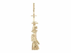 Rascador para gatos con poste de sisal 230-250 cm huellas ES769338 < Sale