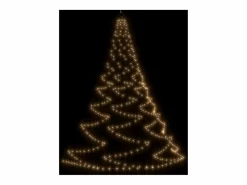 Árbol de pared con gancho metálico 720 LED blanco cálido 5 m < vidaxl Clearance