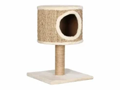 Árbol para gatos con casa y poste rascador 52 cm hierba marina < Clicnbuy New