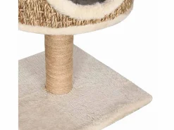 Árbol para gatos con casa y poste rascador 52 cm hierba marina < Clicnbuy New
