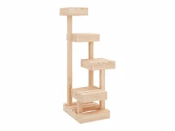 Árbol para gatos madera maciza de pino 45,5x49x103 cm < Clicnbuy Clearance