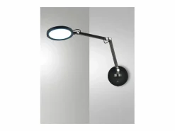Aplique Para Pared | Regina - Lámpara de pared redonda ajustable Fabas Luce - Aplique LED regulable de 9 W con CCT (3000 K, 4000 K, 5000 K, 6000 K) -