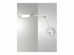 Aplique Para Pared | Regina - Lámpara de pared redonda ajustable Fabas Luce - Aplique LED regulable de 9 W con CCT (3000 K, 4000 K, 5000 K, 6000 K) -