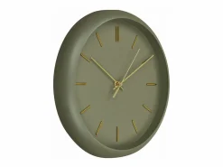 ebuy24 Reloj De Pared * Reloj de pared Rossano movimiento silencioso Ø 30 cm Verde