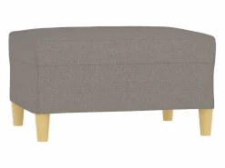 Reposapiés de tela gris taupe 70x55x41 cm < vidaxl Discount