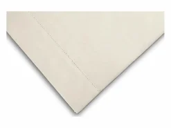 Soleil d'ocre Sábana Encimera | Sábana de algodón percal 180x290 cm CAMILLE crudo, de camille