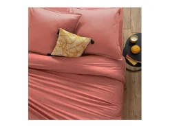 Atmosphera Sábana Encimera * Sábana encimera algodón rosa 90x190cm Rosa palo