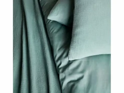 Sweeek Ropa De Cama|Juego De Sábanas * Set de cama de gasa de algodón Verde