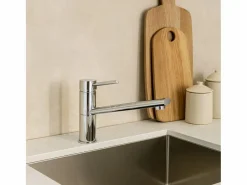 Sierra mezclador fregadero caño largo cromo < Essebagno Clearance