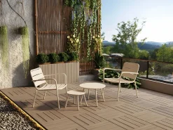 Silla de jardín apilable de metal - - MIRMANDE de < MYLIA New
