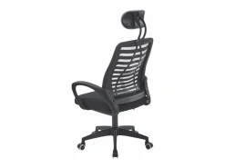 ADEC Silla De Oficina * Silla de oficina Kneck reposacabezas regulable 106-116x58,5x56 cm Gris