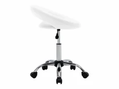 Clicnbuy Taburete De Oficina | Silla de trabajo con ruedas cuero sintético