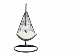 MYLIA Sillón Colgante * Sillón colgante de resina trenzada antracita - OROSI Negro