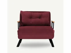 Sillón Altadena 109, Rojo, 78x60x78cm, Tapiz, Patas: Metal < Menzzo Discount