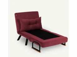 Sillón Altadena 109, Rojo, 78x60x78cm, Tapiz, Patas: Metal < Menzzo Discount