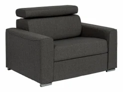 Vente-unique Sillón Cama|Sofás Y Sillones | Sillón cama de apertura rápida en tela - Cama de 70 cm - Colchón de 14 cm VIZIR