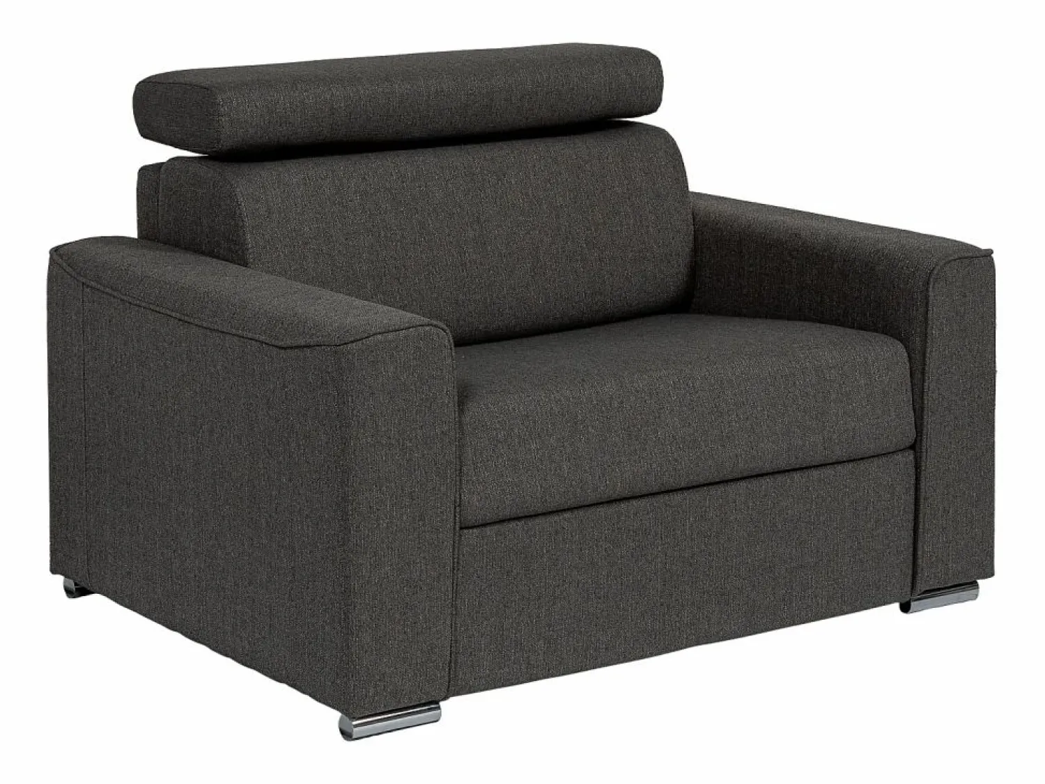 Vente-unique Sillón Cama|Sofás Y Sillones | Sillón cama de apertura rápida en tela - Cama de 70 cm - Colchón de 14 cm VIZIR