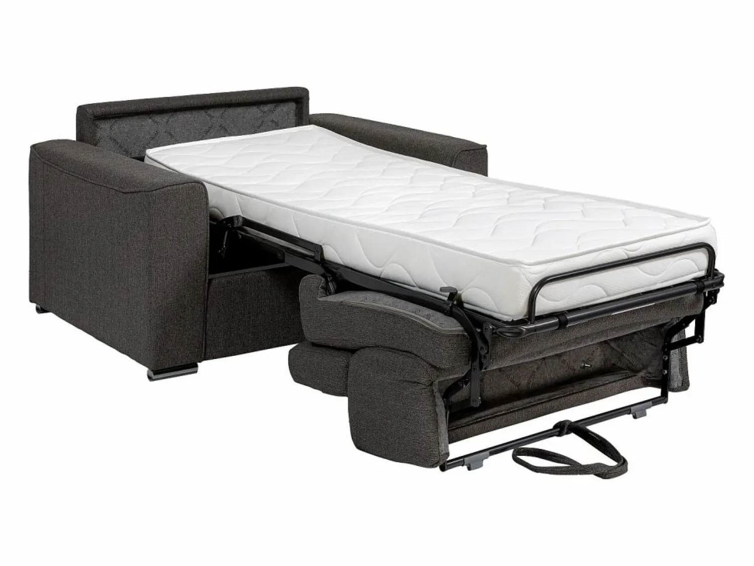 Vente-unique Sillón Cama|Sofás Y Sillones | Sillón cama de apertura rápida en tela - Cama de 70 cm - Colchón de 14 cm VIZIR