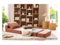 Sillón cama de 1 plaza de tela VICTOR < Miliboo