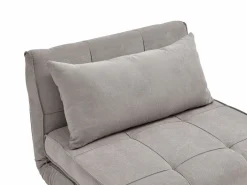 Vente-unique Sillón Escandinavo|Sillón Cama * Sillón cama en tela y patas de madera CHILA Topo