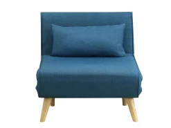 Vente-unique Sillón Escandinavo|Sillón Cama | Sillón cama POSIO de tela - - L.74xAn.78xAlt.75 cm
