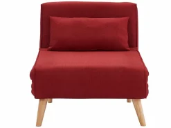 Vente-unique Sillón Escandinavo|Sillón Cama | Sillón cama POSIO de tela - - L.74xAn.78xAlt.75 cm
