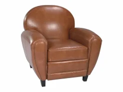 Rendez-Vous Déco Sillón Club | Sillón de cuero recubierto - Club