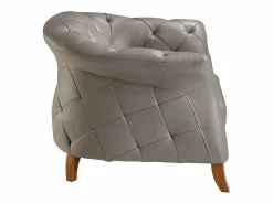 Angel Cerda Sillón De Piel * Sillón Chester piel 5132 Gris