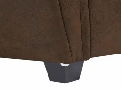 Sillón club VICTORY III en microfibra con efecto cuero envejecido < Vente-unique Clearance