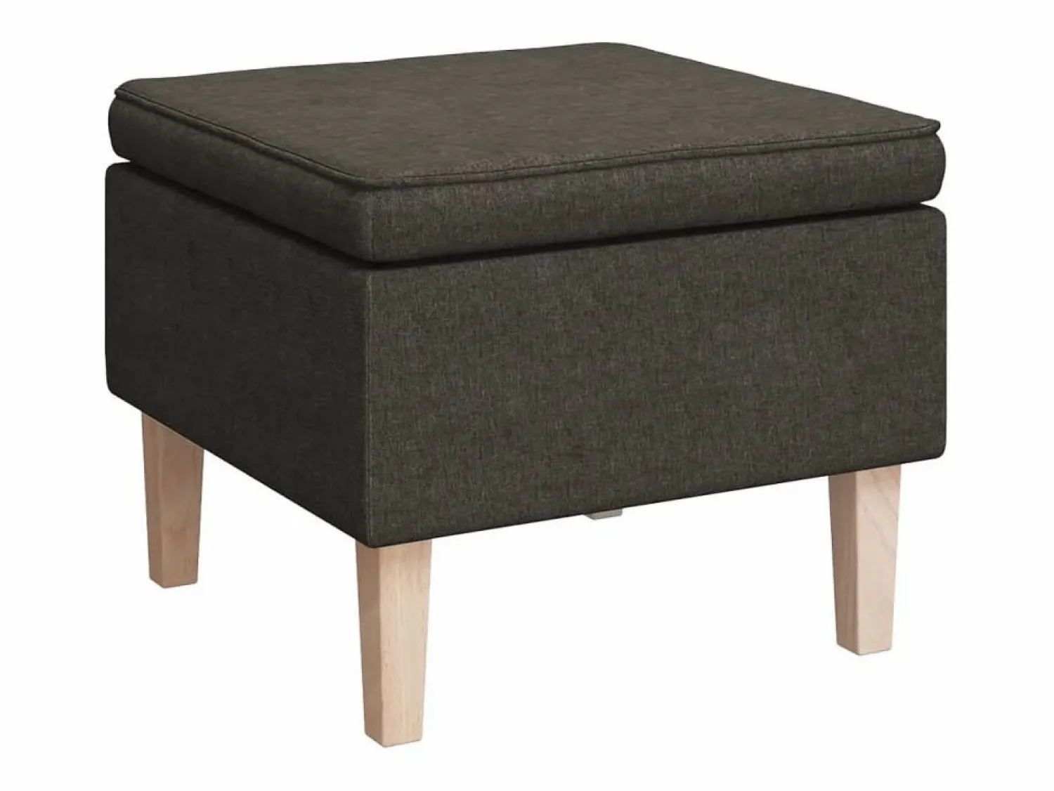 Clicnbuy Sillón Balancín * Sillón con patas mecedoras y taburete de tela oscuro Gris