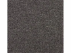 Clicnbuy Sillón Balancín * Sillón con patas mecedoras y taburete de tela oscuro Gris