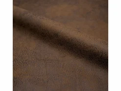 Rendez-Vous Déco Sillón Club | Sillón de microfibra marrón antiguo - Club