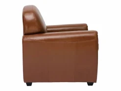 Sillón de piel vintage marrón CLUB < Miliboo Online